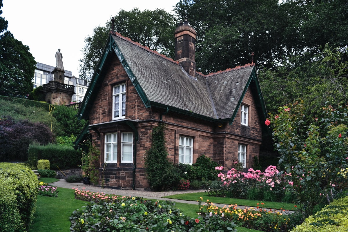 Lush gardens